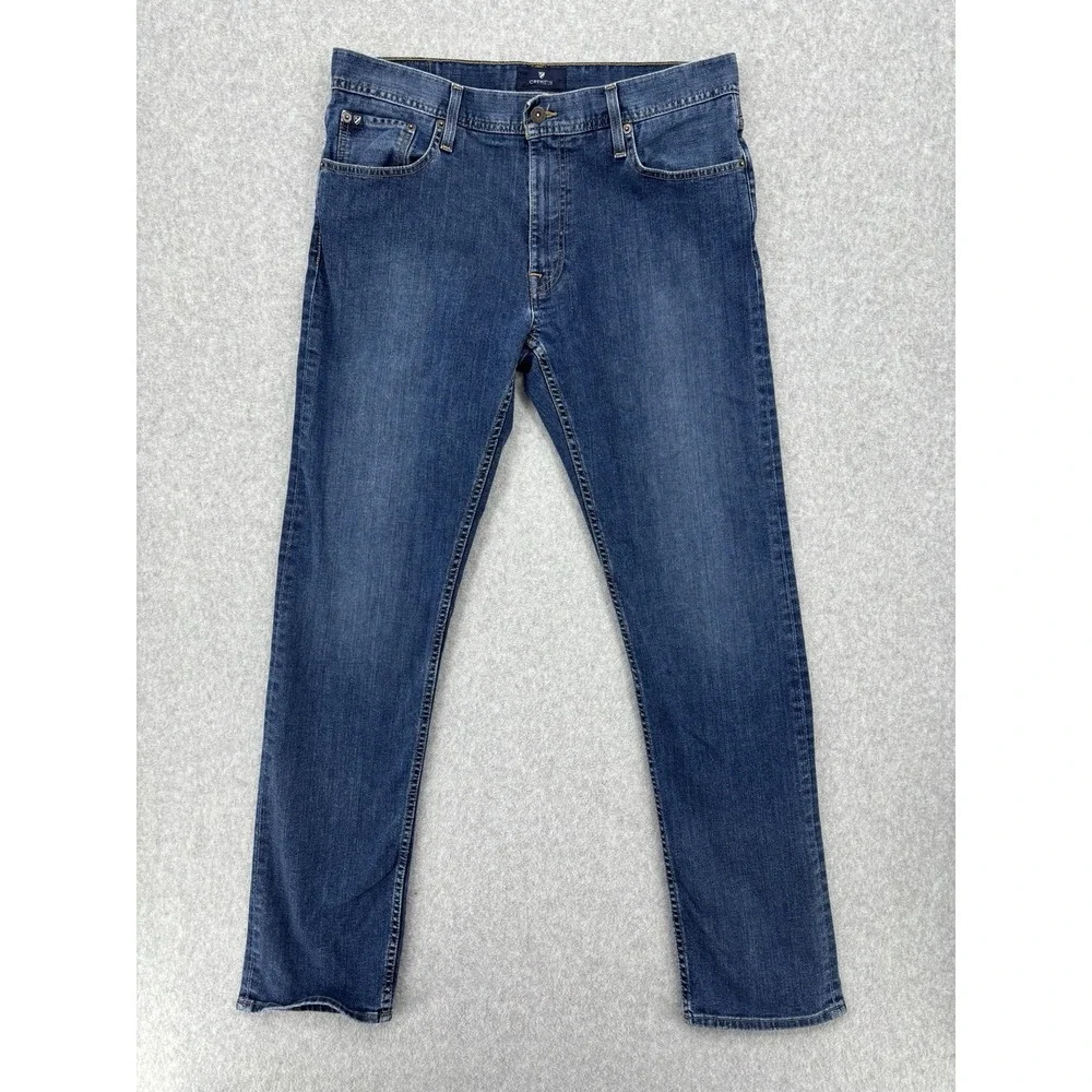 Cremieux Comfort Stretch Men's Jeans 36x34 Straight Leg Blue Denim